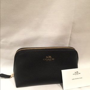 COACH Black Cosmetic Case